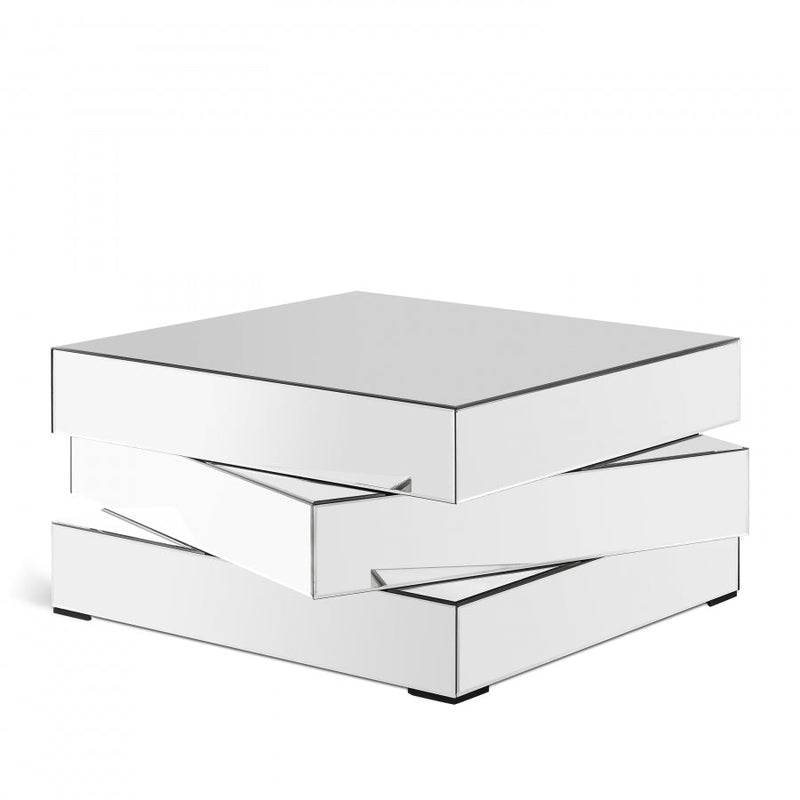Haven Mirrored Coffee Table in Mirrored - 228-C