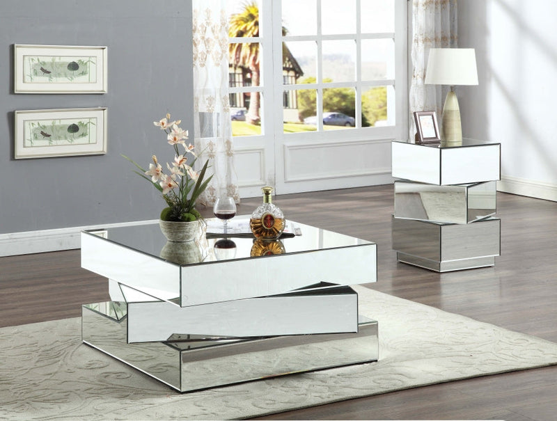 Haven Mirrored Coffee Table in Mirrored - 228-C
