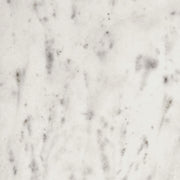 Haven Round Genuine White Marble Top End Side Table Black - 706207