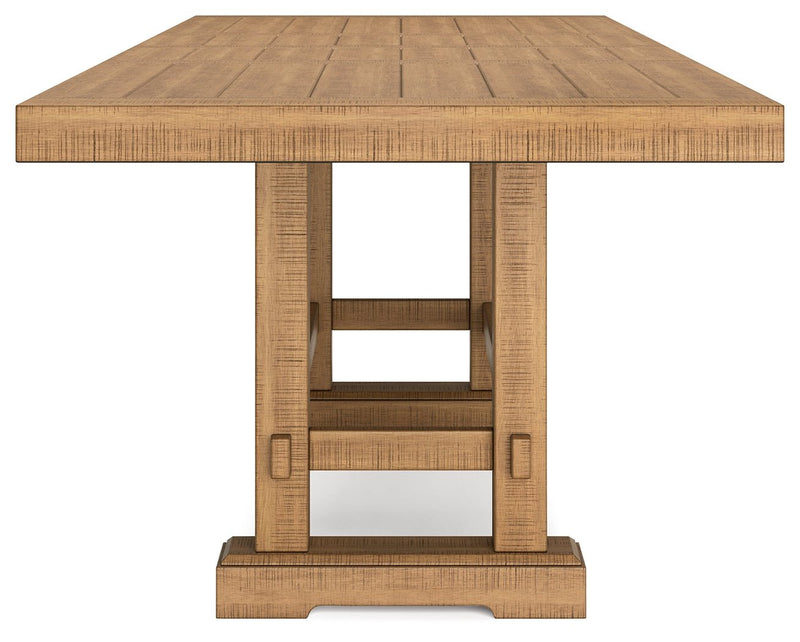 Havonplane Counter Height Dining Table and 6 Barstools in Brown - Gate FurnitureCounter Height Set
