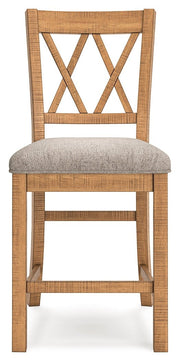 Havonplane Counter Height Dining Table and 8 Barstools in Brown - Gate FurniturePreSet