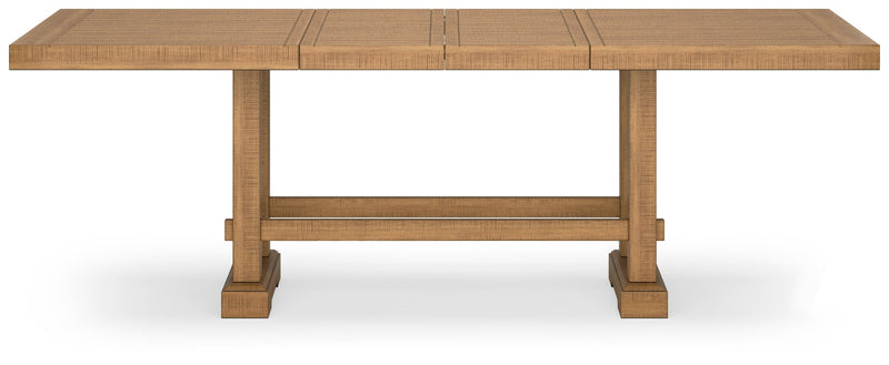 Havonplane Counter Height Dining Table and 8 Barstools in Brown - Gate FurniturePreSet