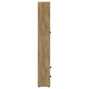 Hawthorne 4-shelf Glass Door Tall Cabinet with Drawers Mango - 953479