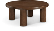 Hayden Solid Wood And Oak Veneer Coffee Table in Brown - 99059Brown-CT