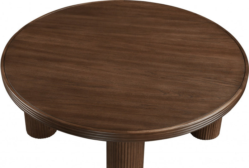Hayden Solid Wood And Oak Veneer Coffee Table in Brown - 99059Brown-CT