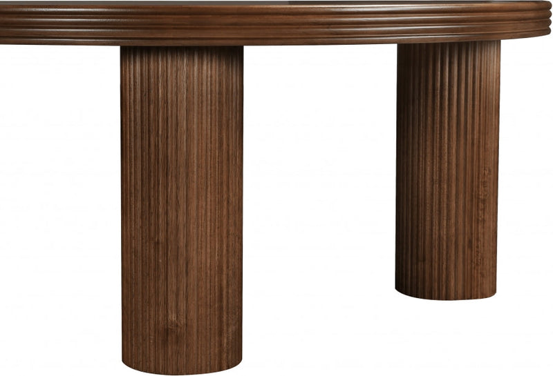 Hayden Solid Wood And Oak Veneer Coffee Table in Brown - 99059Brown-CT