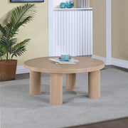 Hayden Solid Wood And Oak Veneer Coffee Table in Natural - 99059Oak-CT
