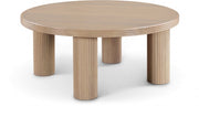 Hayden Solid Wood And Oak Veneer Coffee Table in Natural - 99059Oak-CT