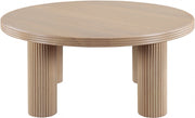 Hayden Solid Wood And Oak Veneer Coffee Table in Natural - 99059Oak-CT