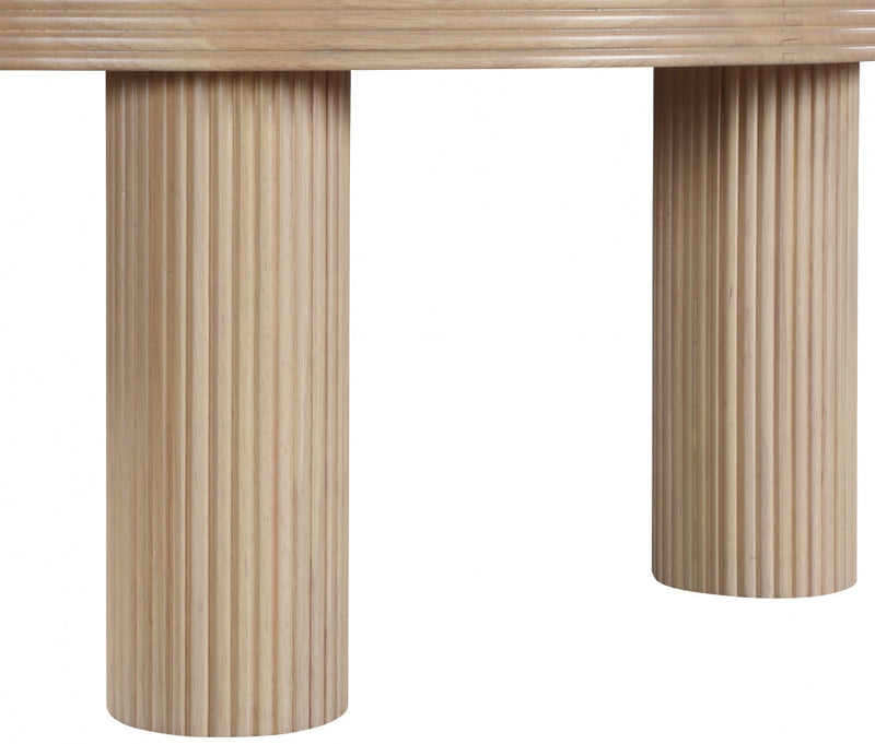 Hayden Solid Wood And Oak Veneer Coffee Table in Natural - 99059Oak-CT