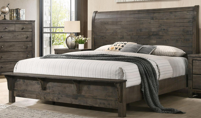 Hayward - Gray Panel King Bed - B205-K-Bed