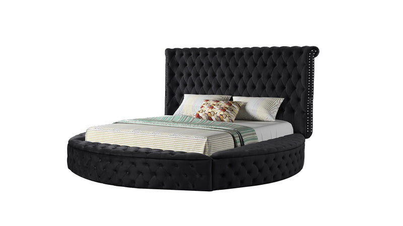 Hazel Queen Bed Black - Hazel Queen Bed Black