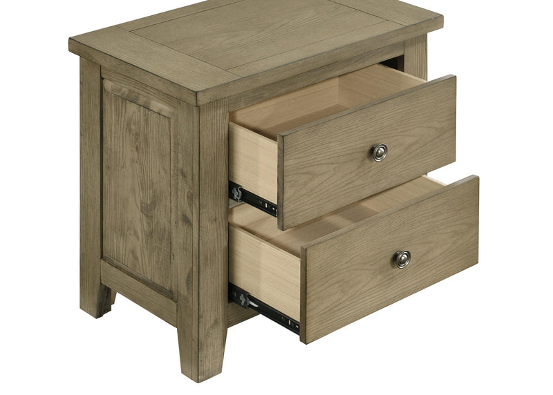 Hazlewood 2-drawer Nightstand Bedside Table Vineyard Oak - 207532