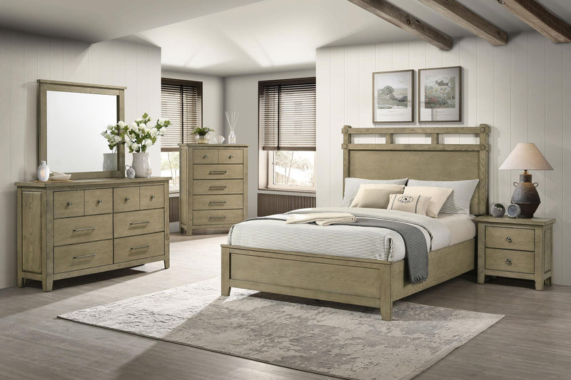 Hazlewood 2-drawer Nightstand Bedside Table Vineyard Oak - 207532