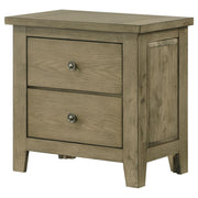 Hazlewood 2-drawer Nightstand Bedside Table Vineyard Oak - 207532