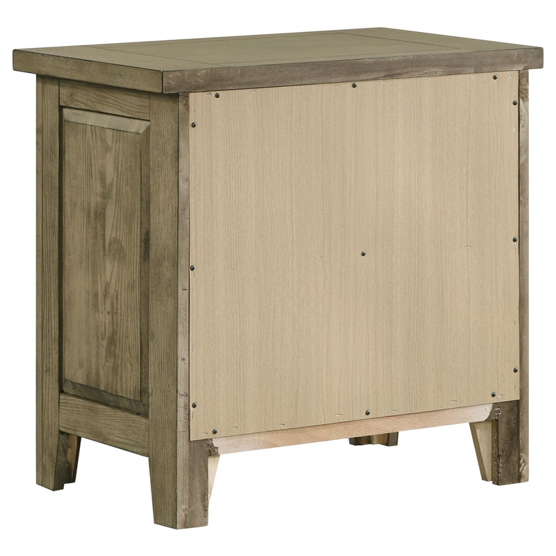 Hazlewood 2-drawer Nightstand Bedside Table Vineyard Oak - 207532