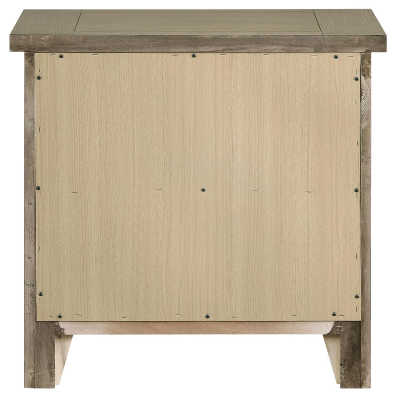 Hazlewood 2-drawer Nightstand Bedside Table Vineyard Oak - 207532