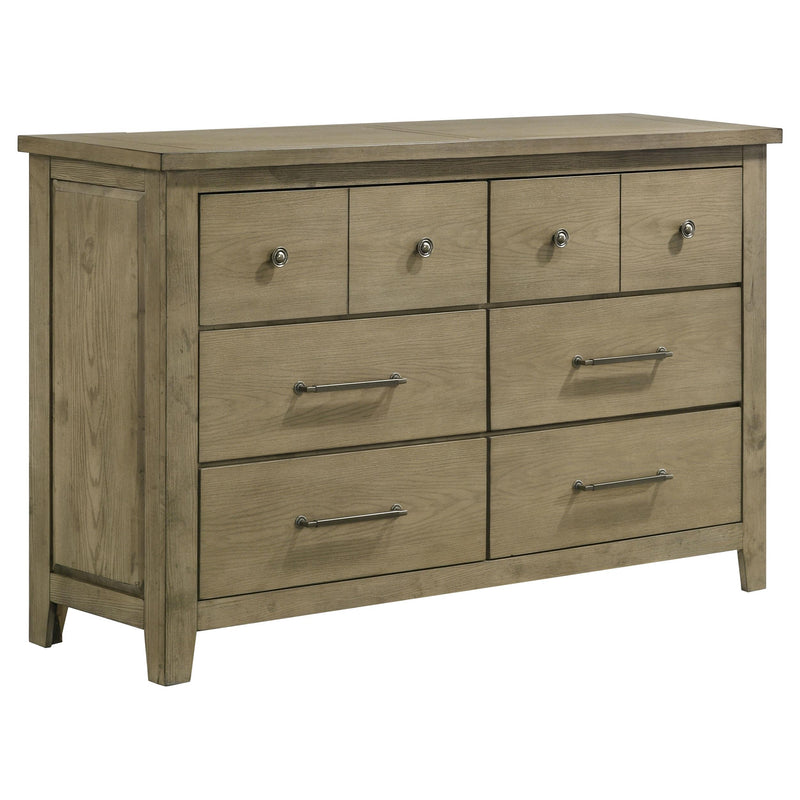 Hazlewood 4-piece Eastern King Bedroom Set Vineyard Oak - 207531KE-S4