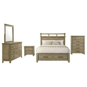 Hazlewood 5-piece Eastern King Bedroom Set Vineyard Oak - 207530KE-S5