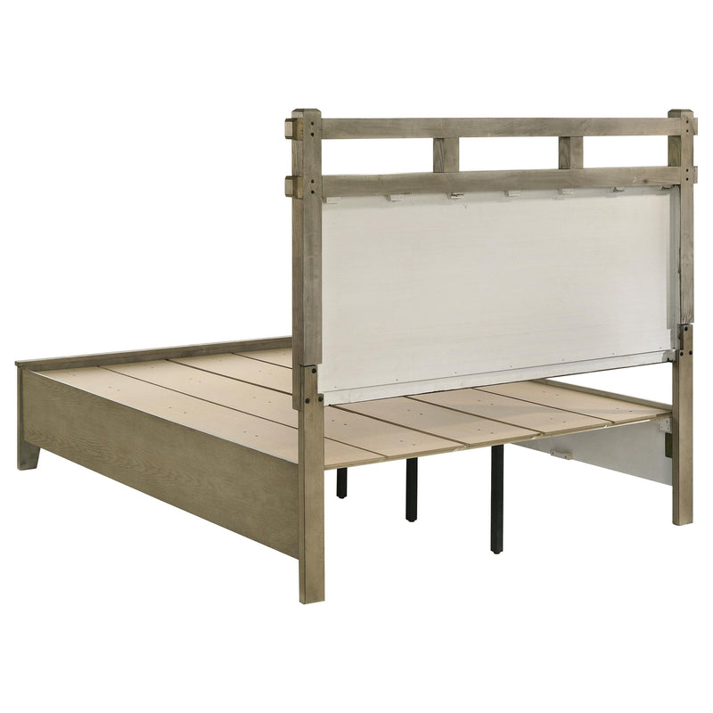 Hazlewood 59-inch Queen Panel Storage Bed Vineyard Oak - 207530Q