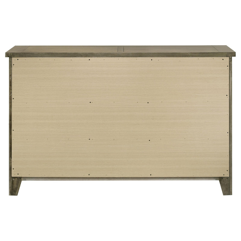 Hazlewood 6-drawer Bedroom Dresser Cabinet Vineyard Oak - 207533