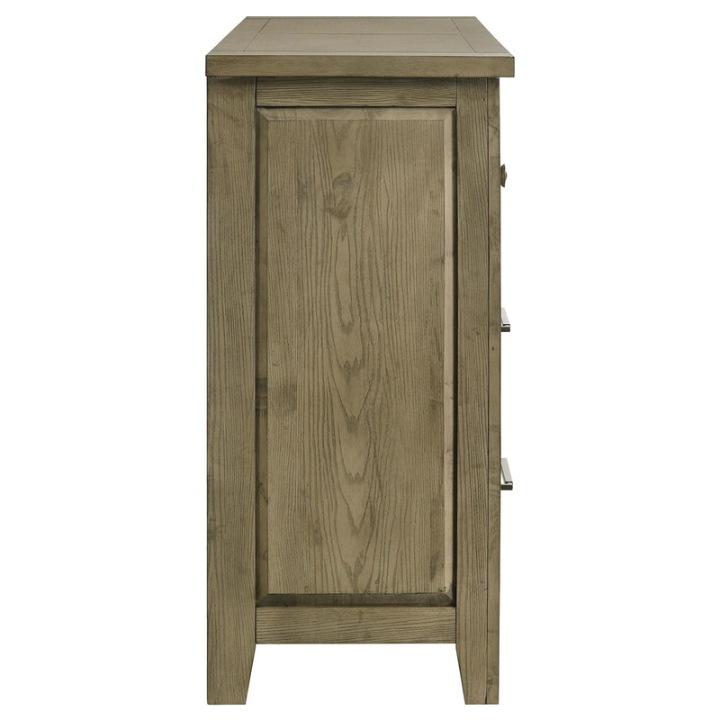 Hazlewood 6-drawer Bedroom Dresser Cabinet Vineyard Oak - 207533