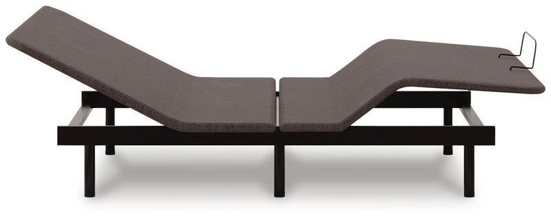 Head/Foot Model - Good Charcoal Gray Queen Adjustable Base - M5X332