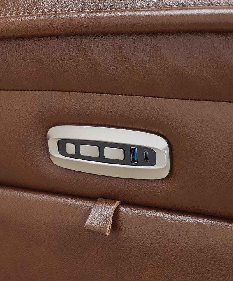 Healy Pier Chocolate Power Recliner - U1120413