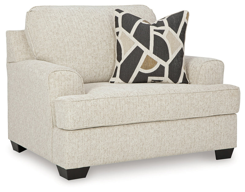Heartcort Sofa, Loveseat, Chair and Ottoman in Quartz - PKG019289