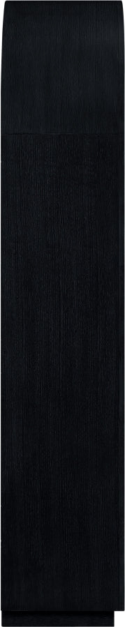 Hearth Solid Wood Bookcase in Black - 77024Black