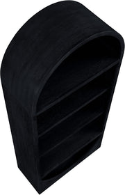 Hearth Solid Wood Bookcase in Black - 77024Black