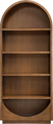 Hearth Solid Wood Bookcase in Brown - 77024Brown