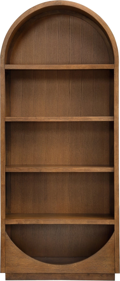 Hearth Solid Wood Bookcase in Brown - 77024Brown