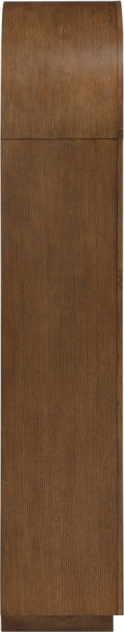 Hearth Solid Wood Bookcase in Brown - 77024Brown