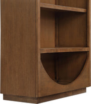 Hearth Solid Wood Bookcase in Brown - 77024Brown