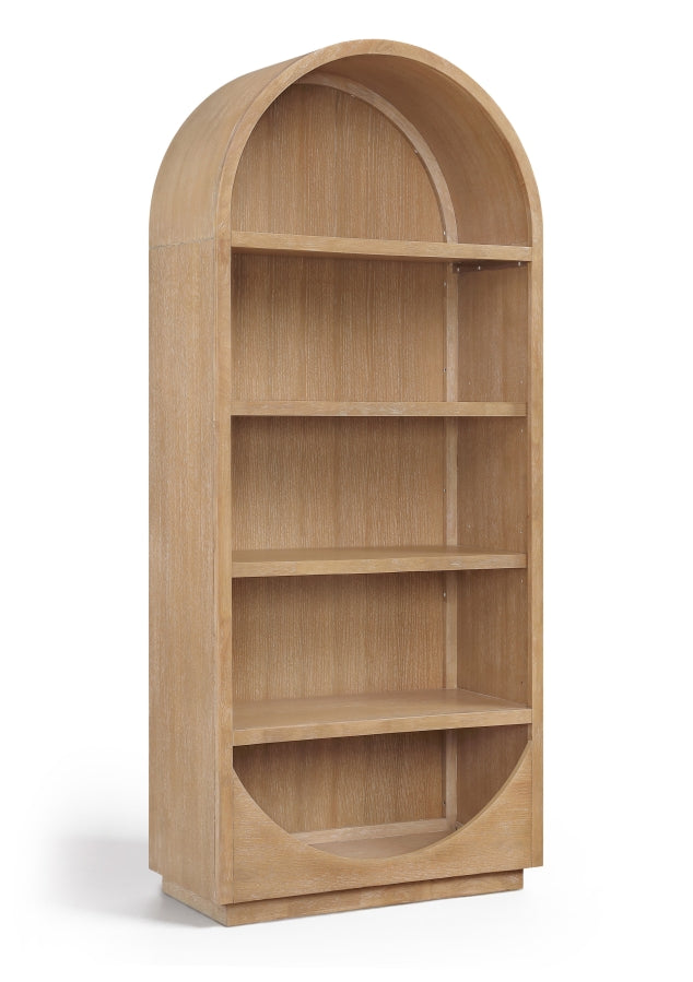 Hearth Solid Wood Bookcase in Natural - 77024Natural