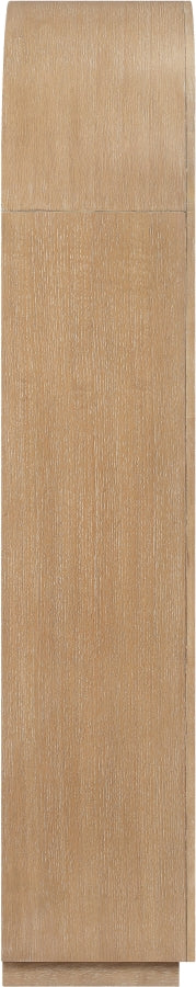 Hearth Solid Wood Bookcase in Natural - 77024Natural