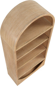 Hearth Solid Wood Bookcase in Natural - 77024Natural