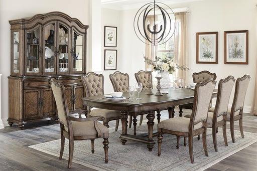 Heath Court Brown Oak Extendable Dining Set - Gate FurnitureDining Room Set