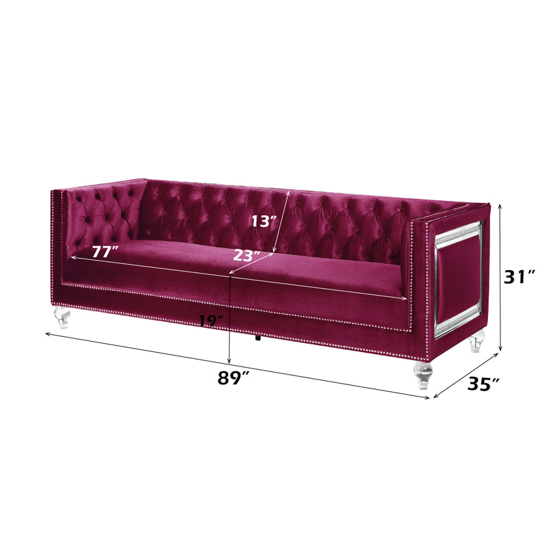 Heibero Sofa W/2 Pillows (Same 56895) - LV01400
