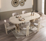Helena Ivory 7 - Piece Dining Set - Gate FurnitureDining Room Set