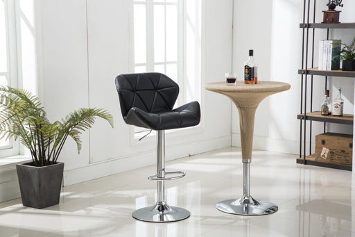 Helene Black Bar Stool, Set of 2 - Gate FurnitureBarstool
