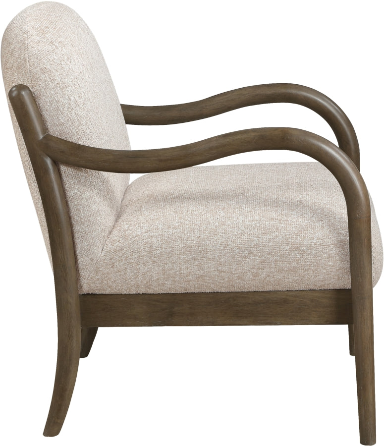 Helmsley Performance Fabric Upholstered Chair in Beige - 33067Beige