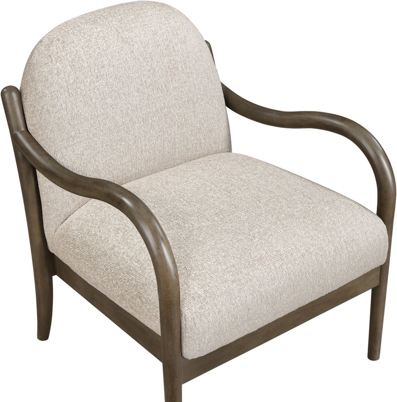 Helmsley Performance Fabric Upholstered Chair in Beige - 33067Beige