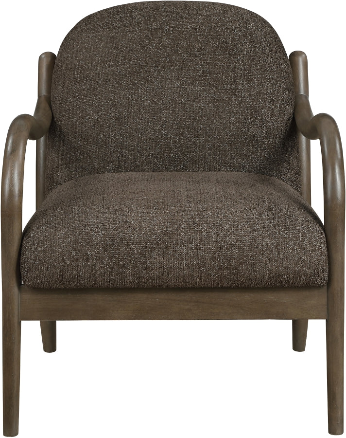 Helmsley Performance Fabric Upholstered Chair in Brown - 33067Brown