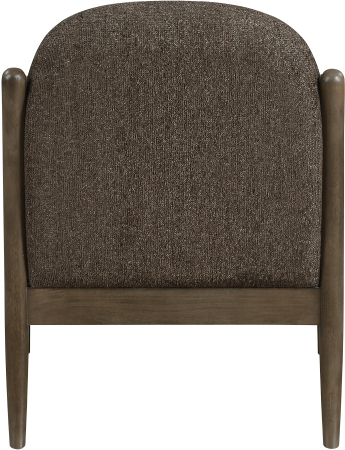 Helmsley Performance Fabric Upholstered Chair in Brown - 33067Brown