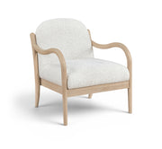Helmsley Performance Fabric Upholstered Chair in Cream - 33066Cream
