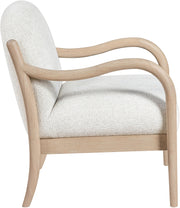 Helmsley Performance Fabric Upholstered Chair in Cream - 33066Cream