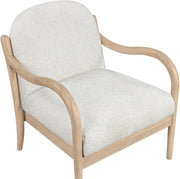 Helmsley Performance Fabric Upholstered Chair in Cream - 33066Cream