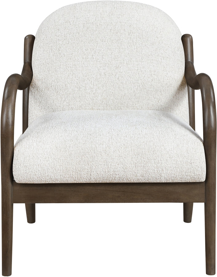 Helmsley Performance Fabric Upholstered Chair in Cream - 33067Cream